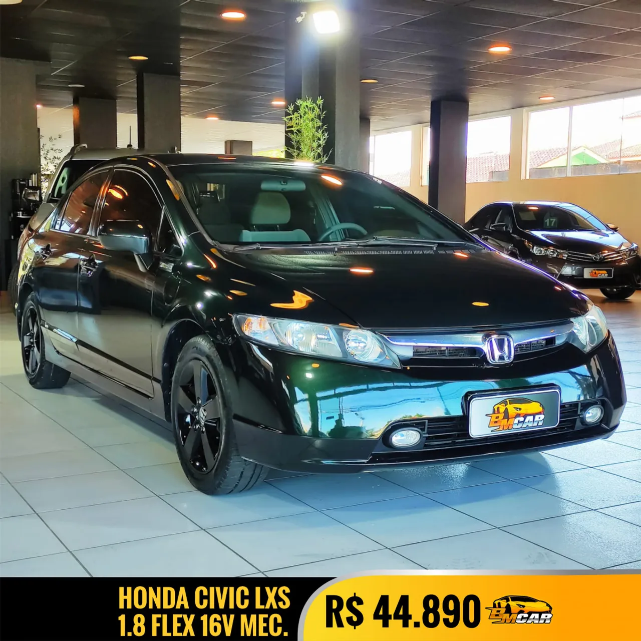 Honda Civic Sedan LXS 1.8/1.8 Flex 16V Mec. 4p 2008 Flex