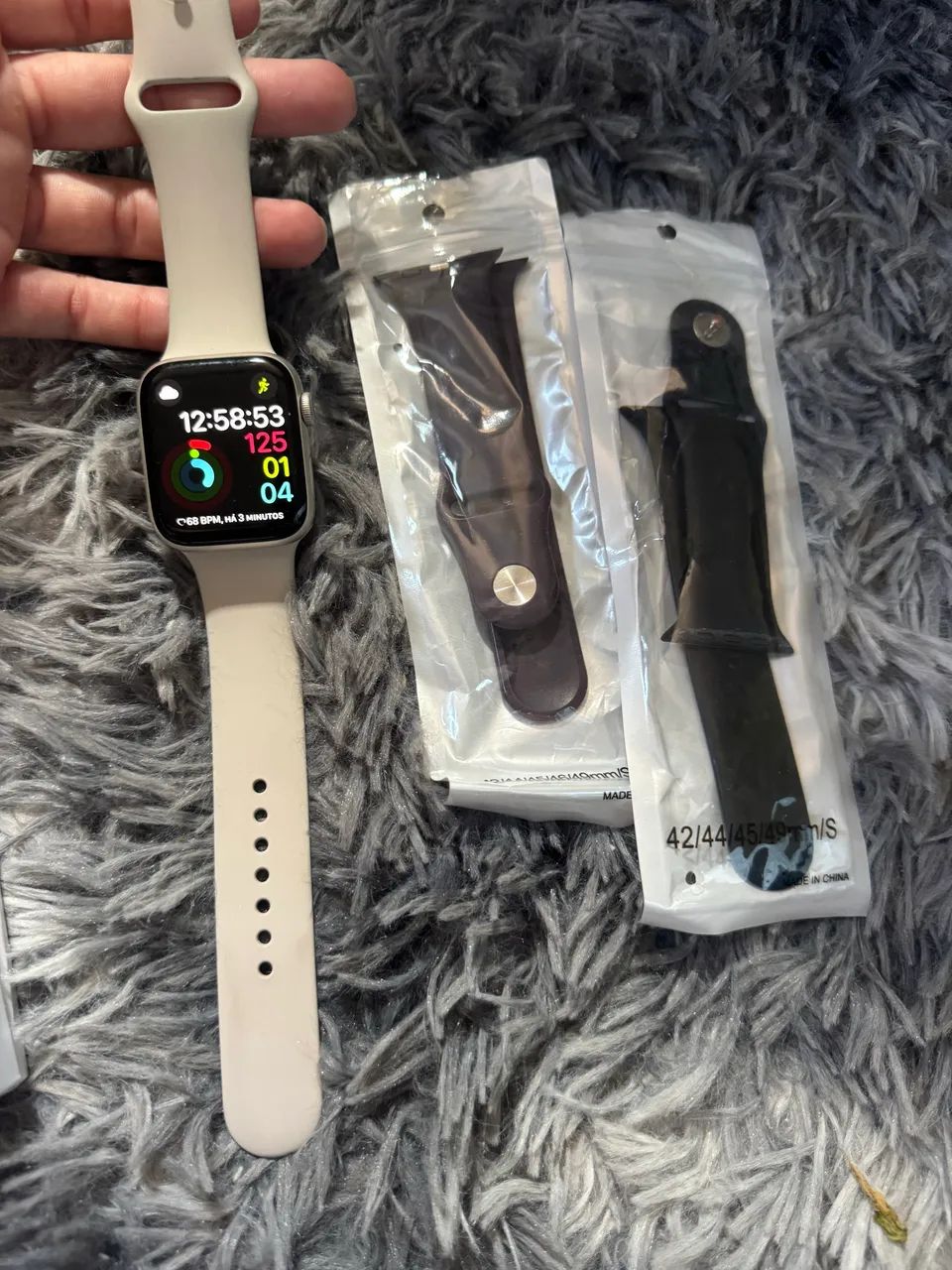 Apple Watch SE 44mm - Completo + pulseiras extras - Foto 2