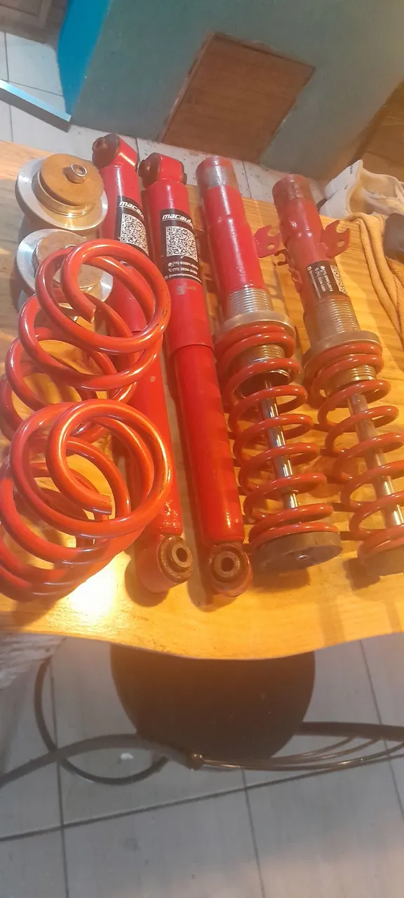 Kit suspensão rosca slim peugeot 208