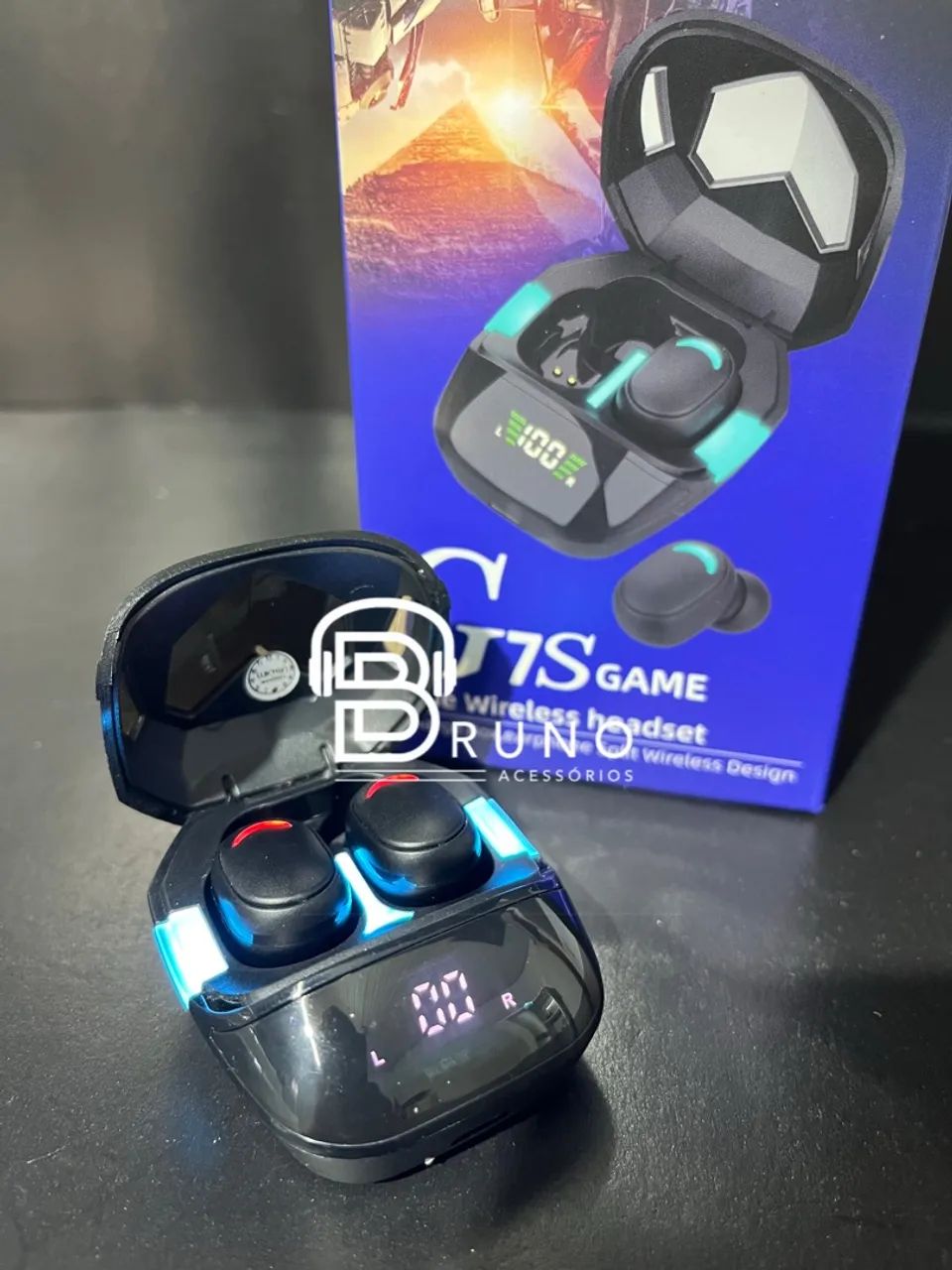 Fone de Ouvido Bluetooth G7S - True Wireless - Com Display444717026310901762