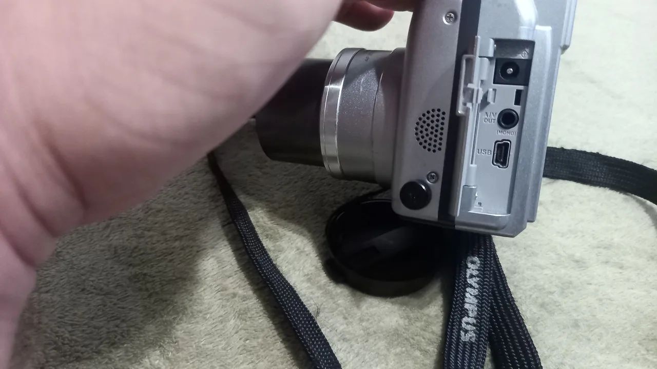 Camera olympus funcionando  raridade 64318618627073124