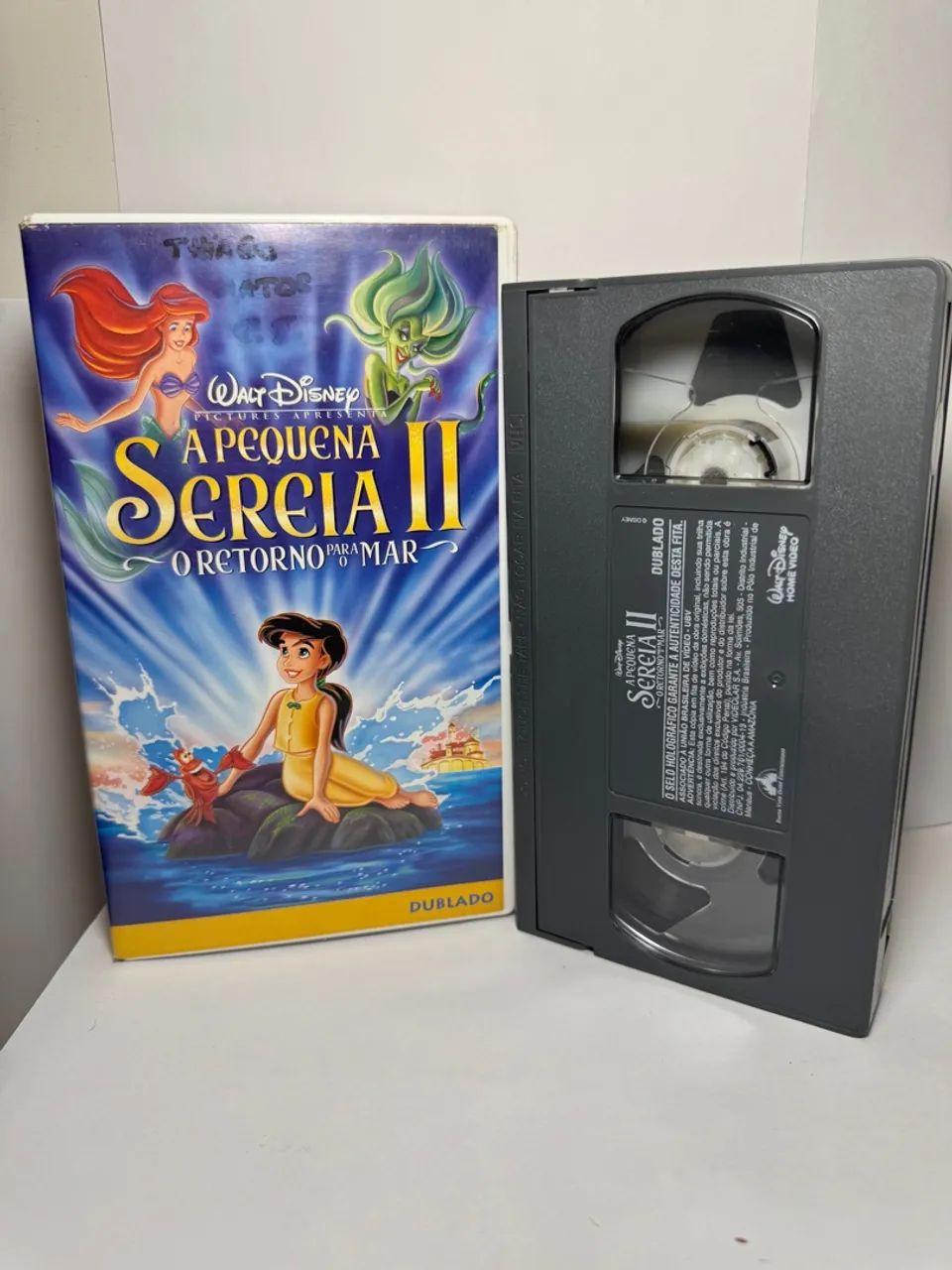 Fita VHS -. A Pequena Sereia II - O Retorno Para O Mar - Dublado Clássicos Disney