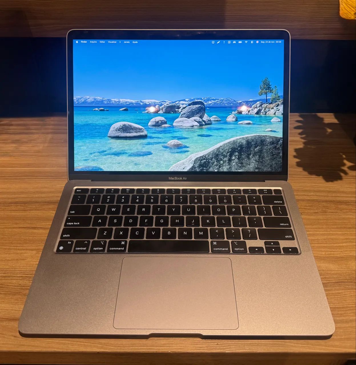 MacBook Air M1 - 8GB 256GB - Cinza Espacial - Impecável