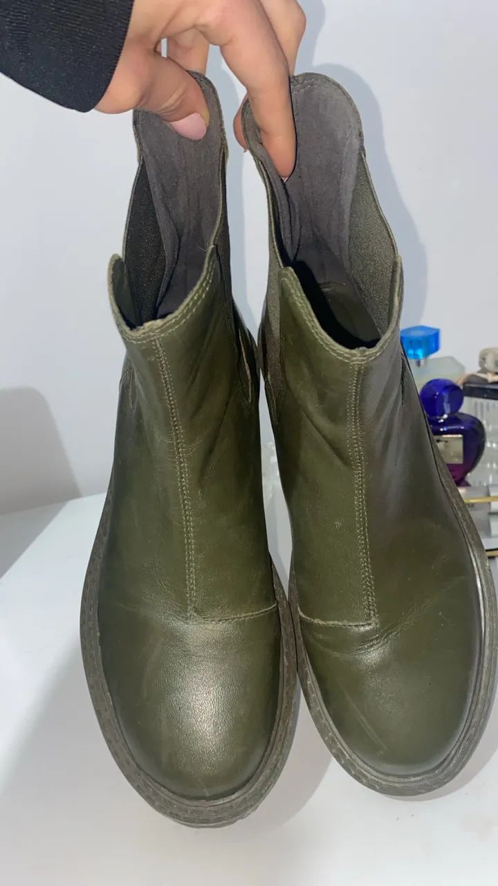 Bota Tratorada Bota Verde Arezzo Bota Verde Arezzo Tratorada Musgo