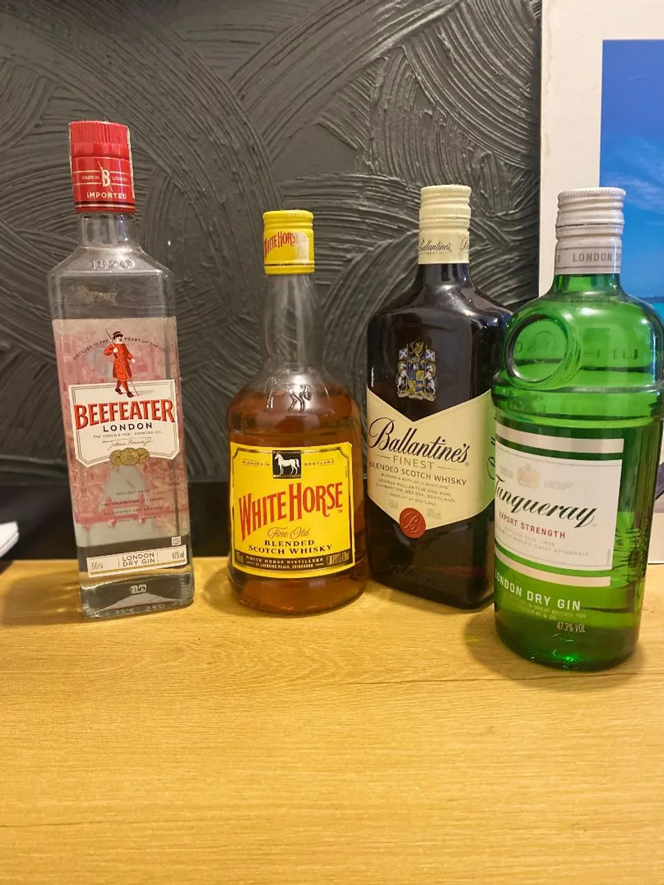 Todos originais. 750ml