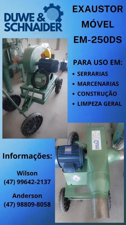 Exaustor Móvel pra Serragem