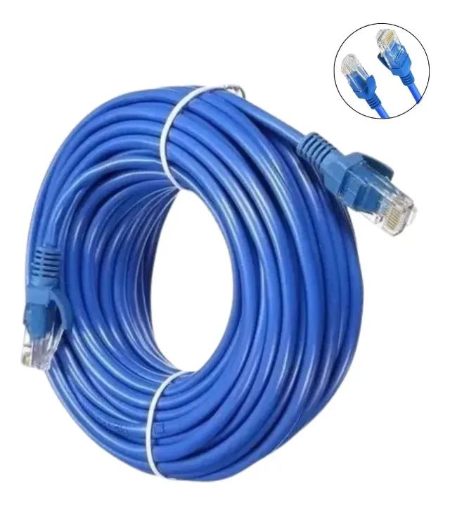 Cabo De Rede Cat5 2m 3m 5m Rj45 Lan Internet 10m 15m 20m - Foto 3