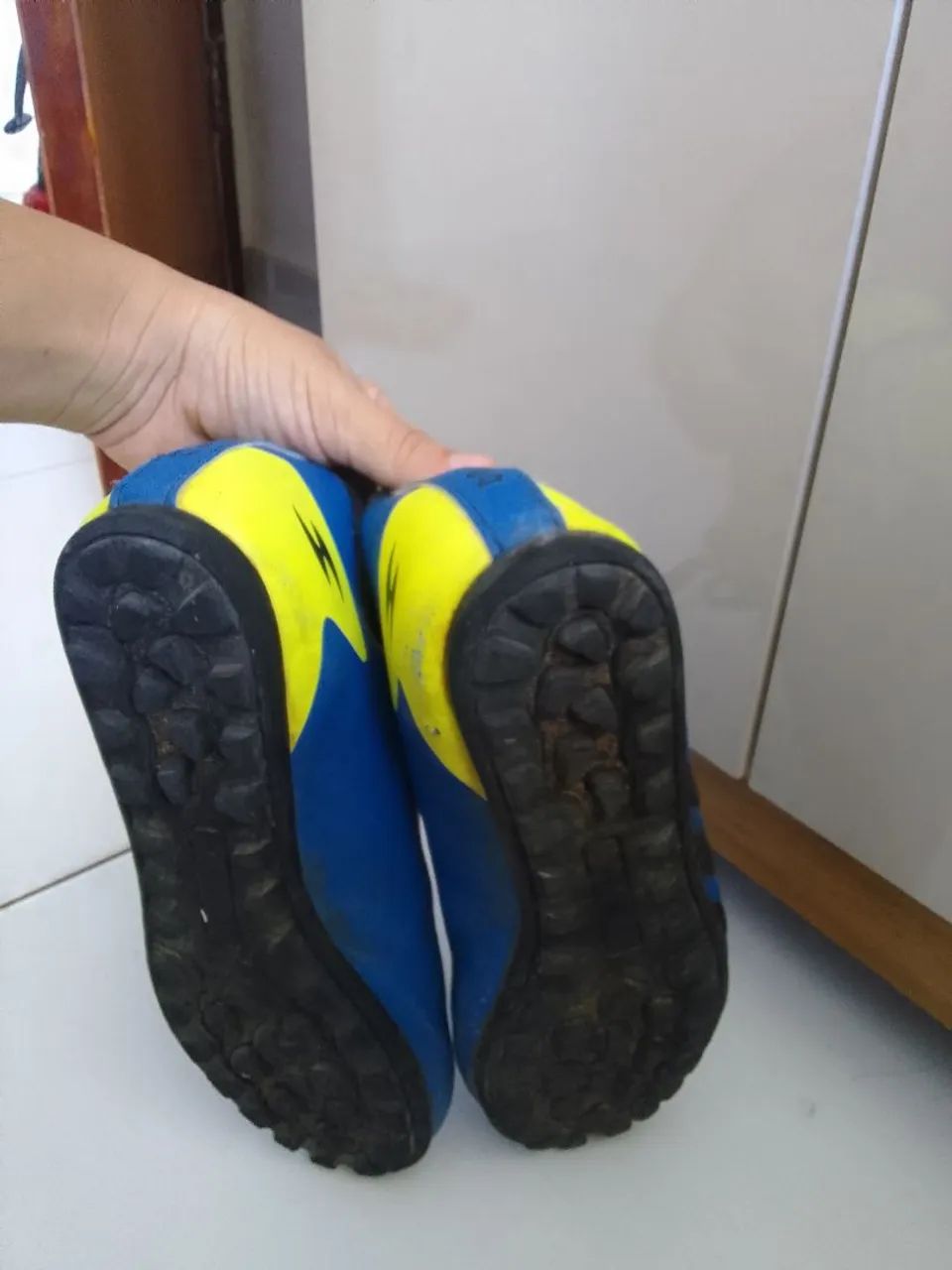 Chuteira Adidas Azul - Foto 3