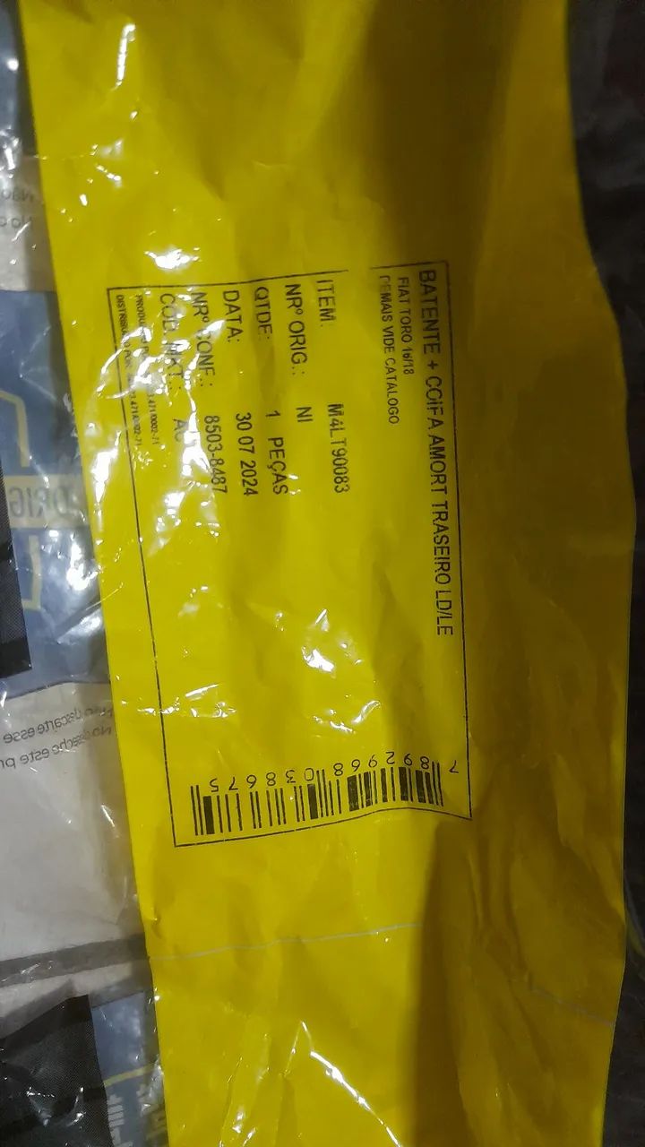 Batente+Coifa Amort traseiro LD/LE Monroe Axios(Fiat toro) - Foto 4