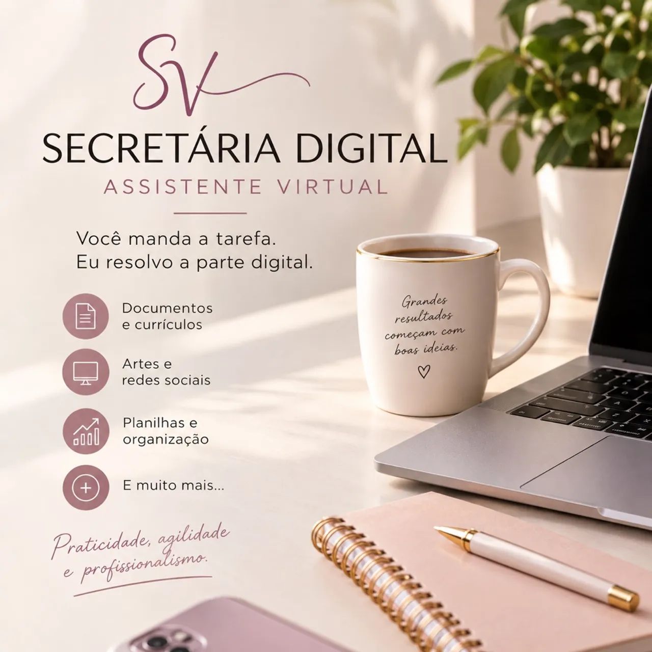SECRETÁRIA DIGITAL | ASSISTENTE VIRTUAL | SERVIÇOS ONLINE