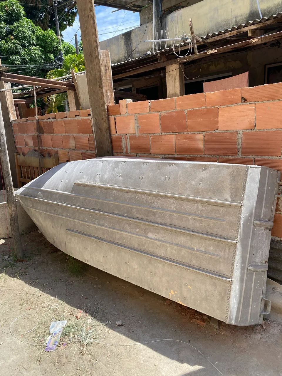 ? BARCO DE ALUMÍNIO À VENDA - ÓTIMO ESTADO - Foto 9