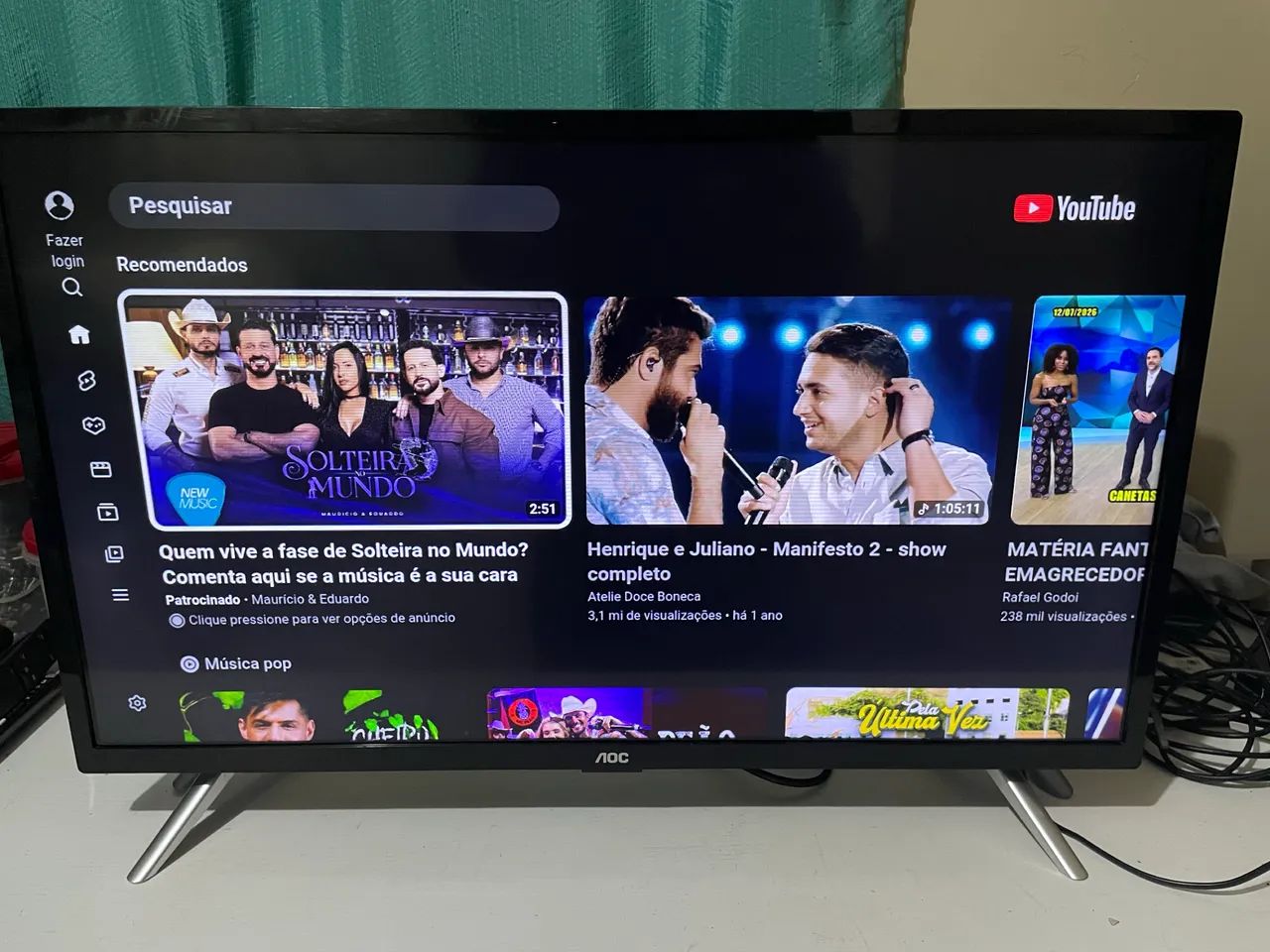 Tv 32 Smart Aoc Roku - Foto 3
