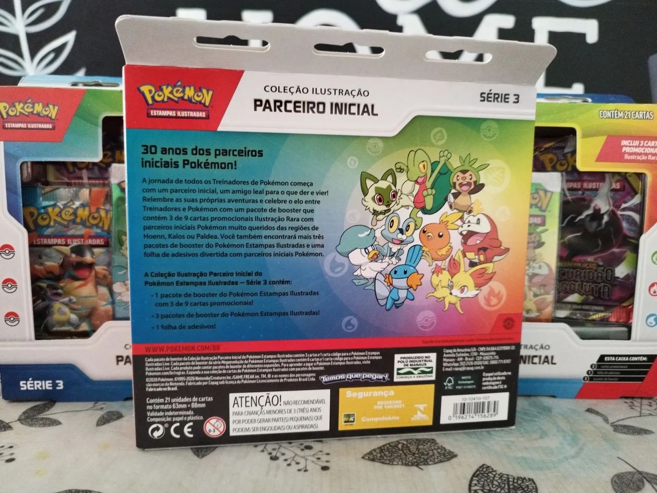 Box pokémon tcg parceiro iniciais séries 3  - Foto 2