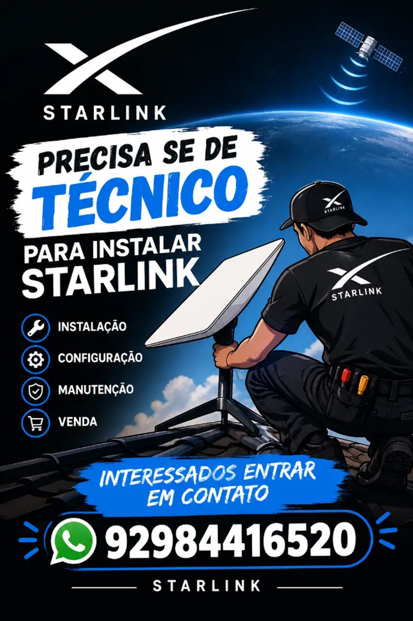 Precisa de técnico star link 