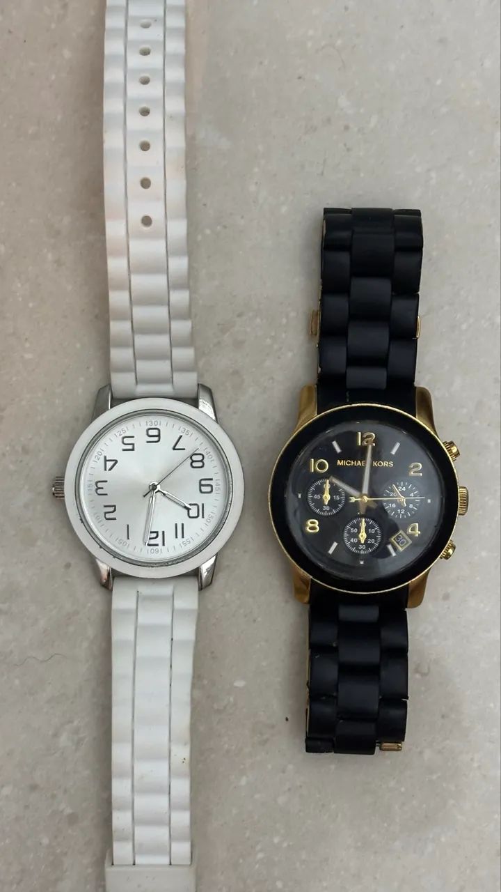 KIT2  relógios Michael kors e nishikata