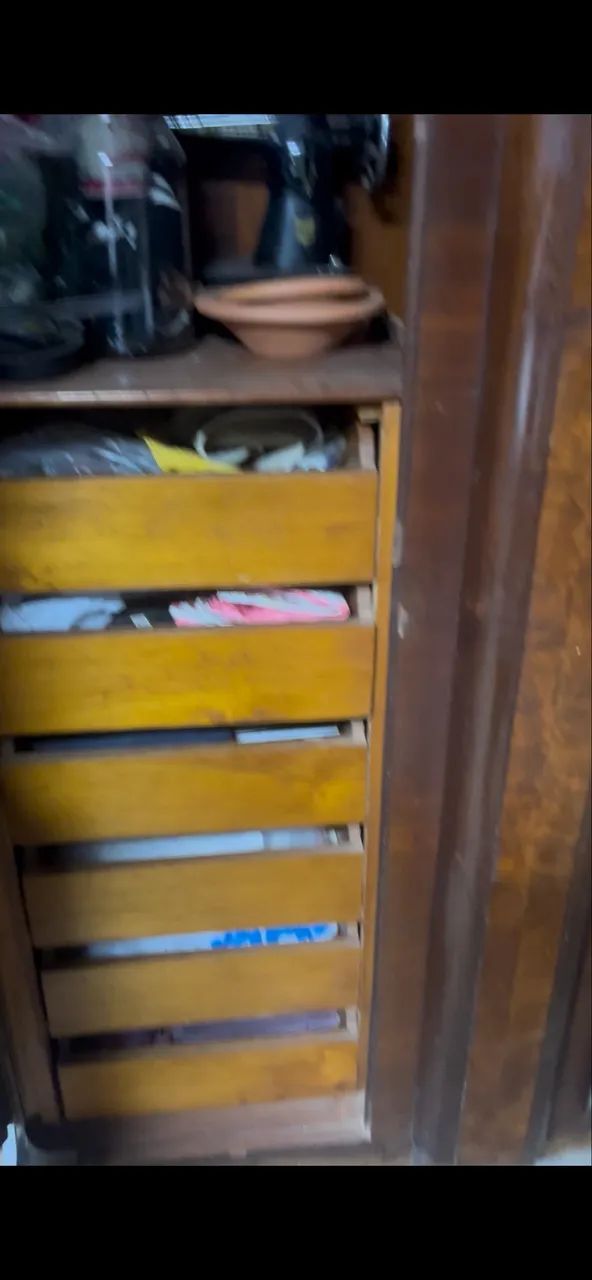 Jogo de quarto antigo madeira - Foto 4