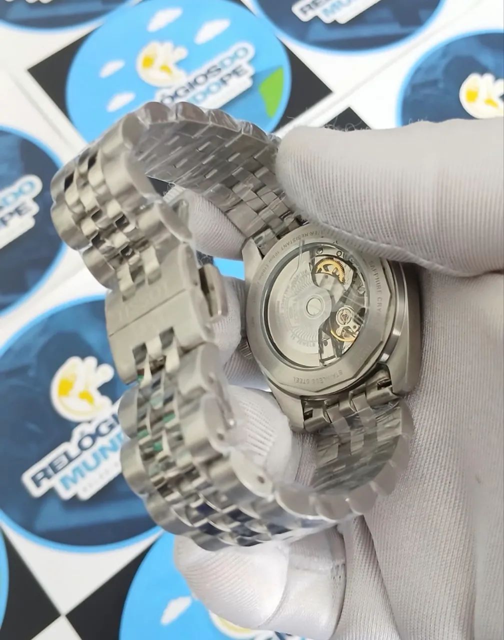 RELÓGIO TISSOT PR516 BLUE AUTOMÁTICO  - Foto 5