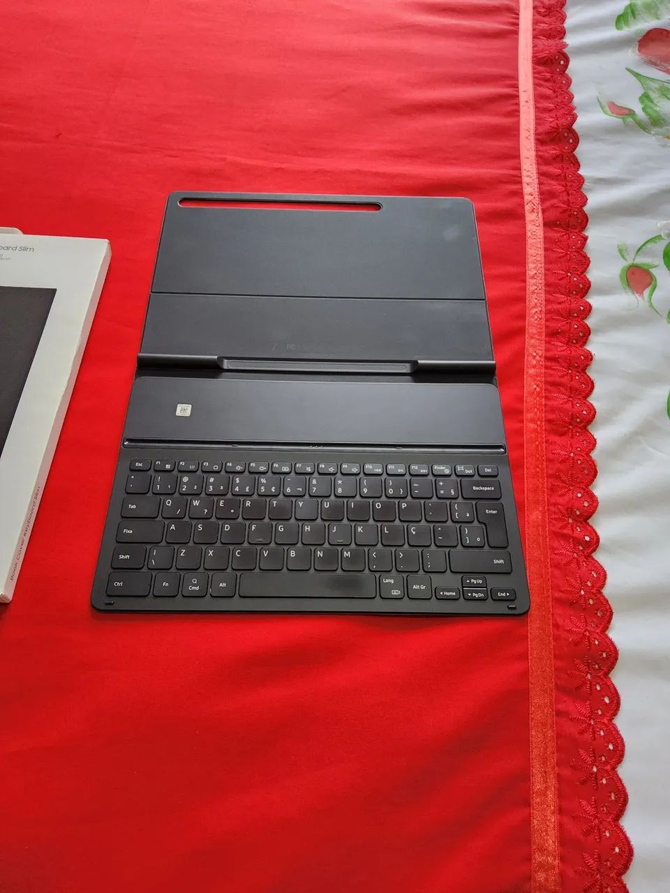 Capa teclado Samsung Galaxy tab S8 Plus s7 Plus  - Foto 2