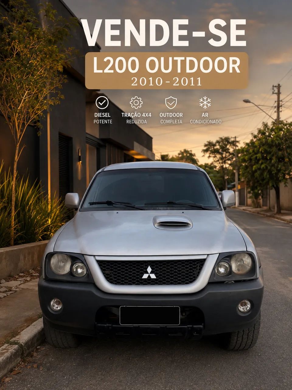 Mitsubishi L200 L200 OUTDOOR GLS 2.5 4X4 CD TDI Diesel 2011