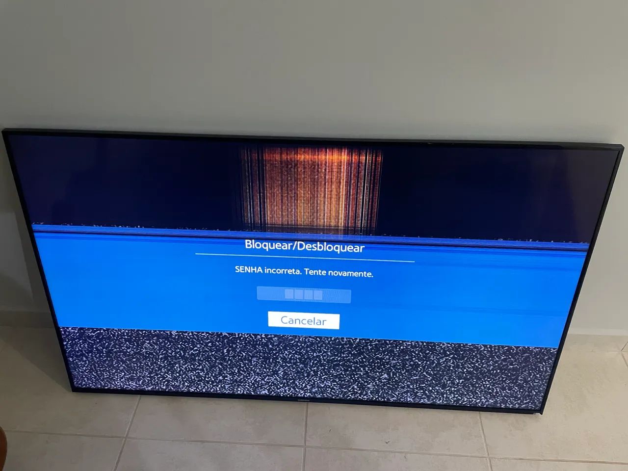 Tv smart retirada de peças 