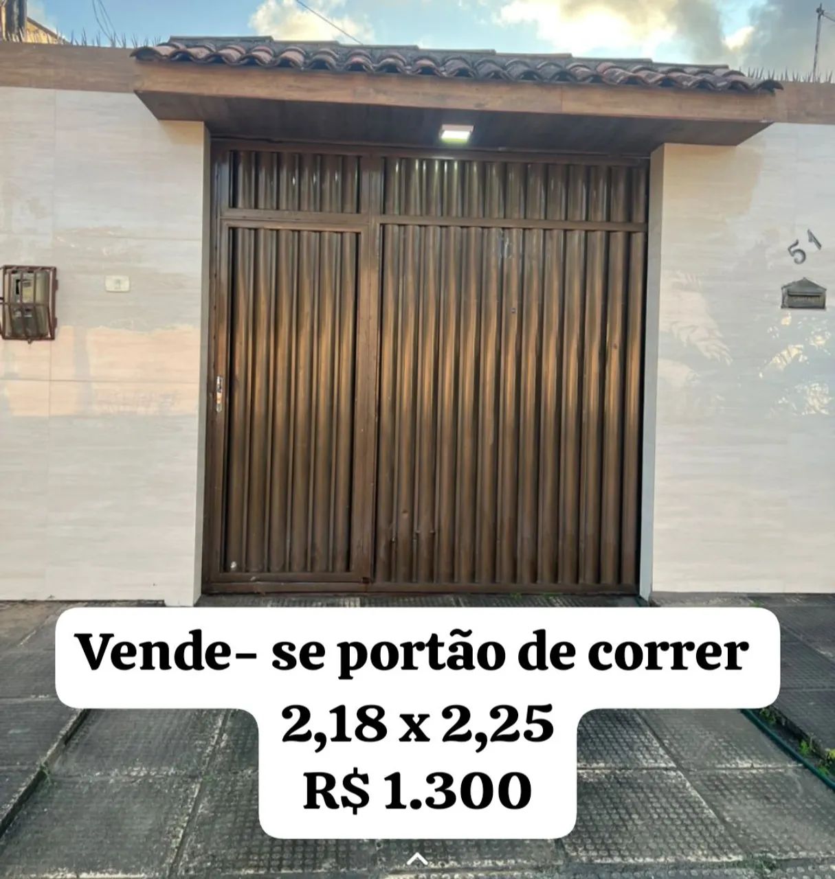 Portão de correr 