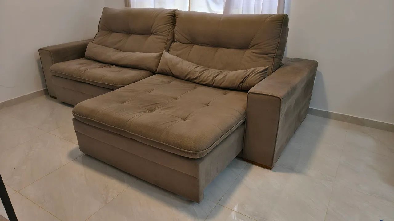 Sofá retrátil reclinável 2.90m - Foto 2