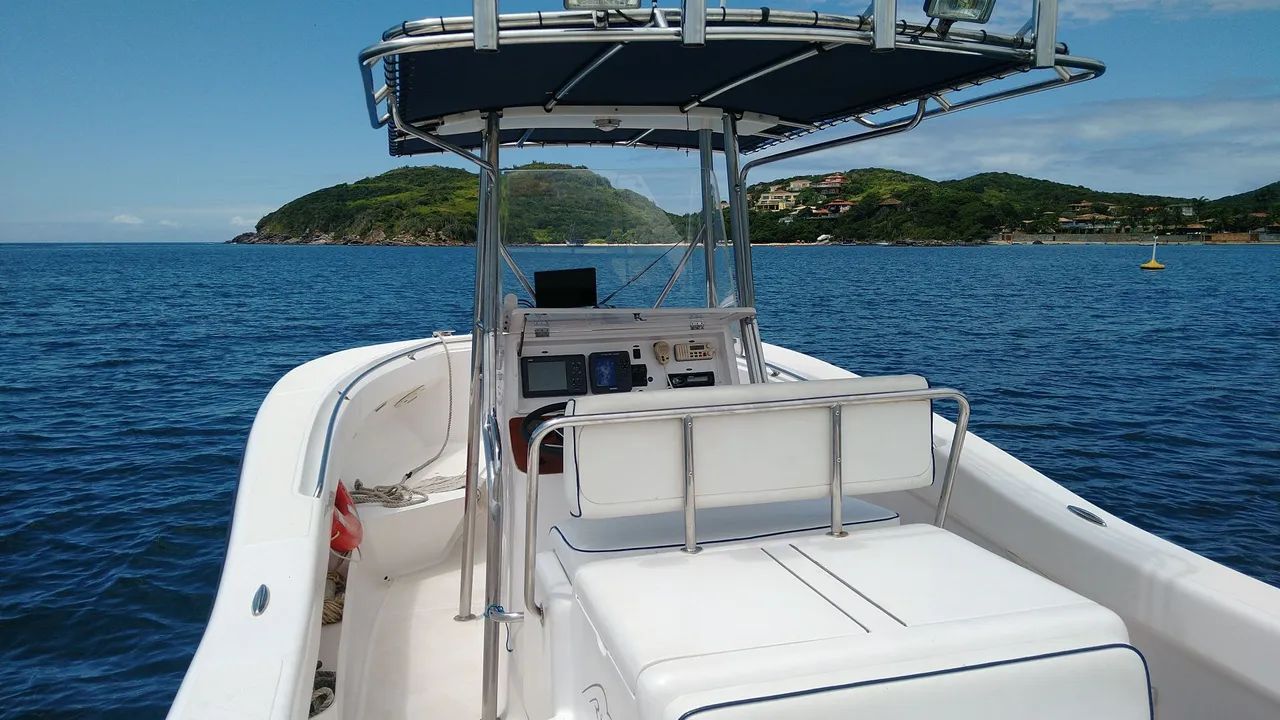 VENDO LANCHA RIO STAR 28 HIDRA, COM MOTOR MERCEDES BM MEGATECH, 400 CV - Foto 5