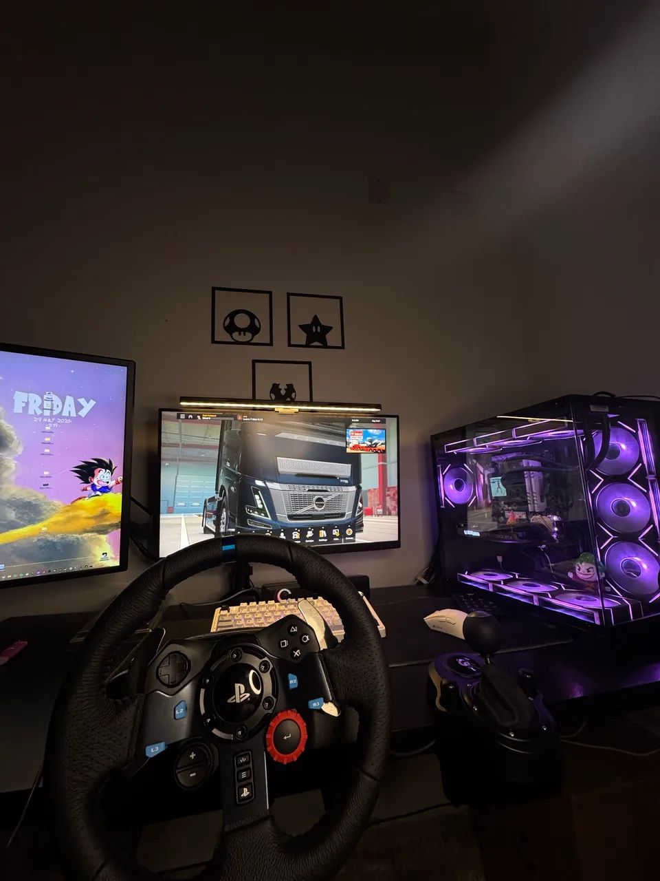 VOLANTE LOGITECH G29 + CÂMBIO SHIFTER - Foto 4