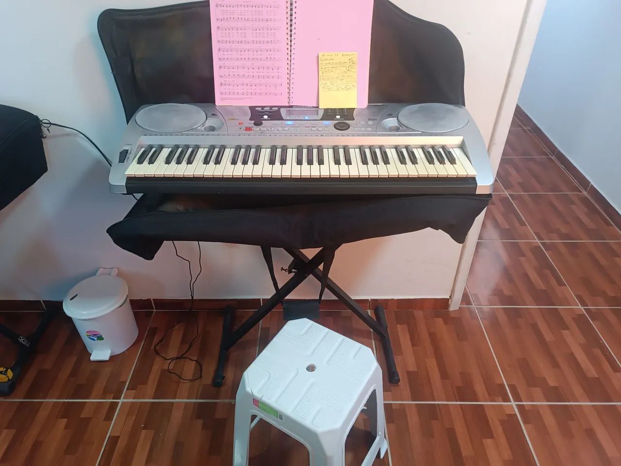 Teclado Michael c/capa e suporte  - Foto 2