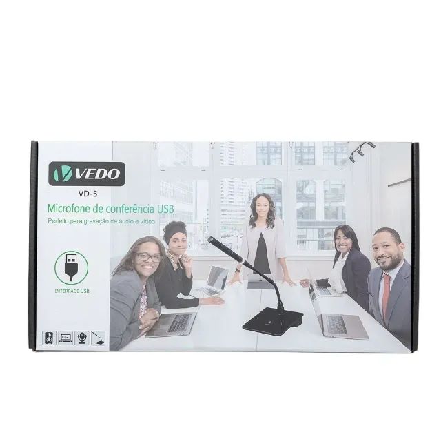 Microfone de conferência USB VEDO VD - 5