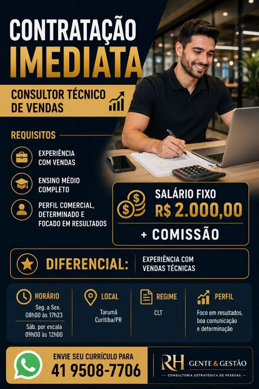 Consultor de Vendas 