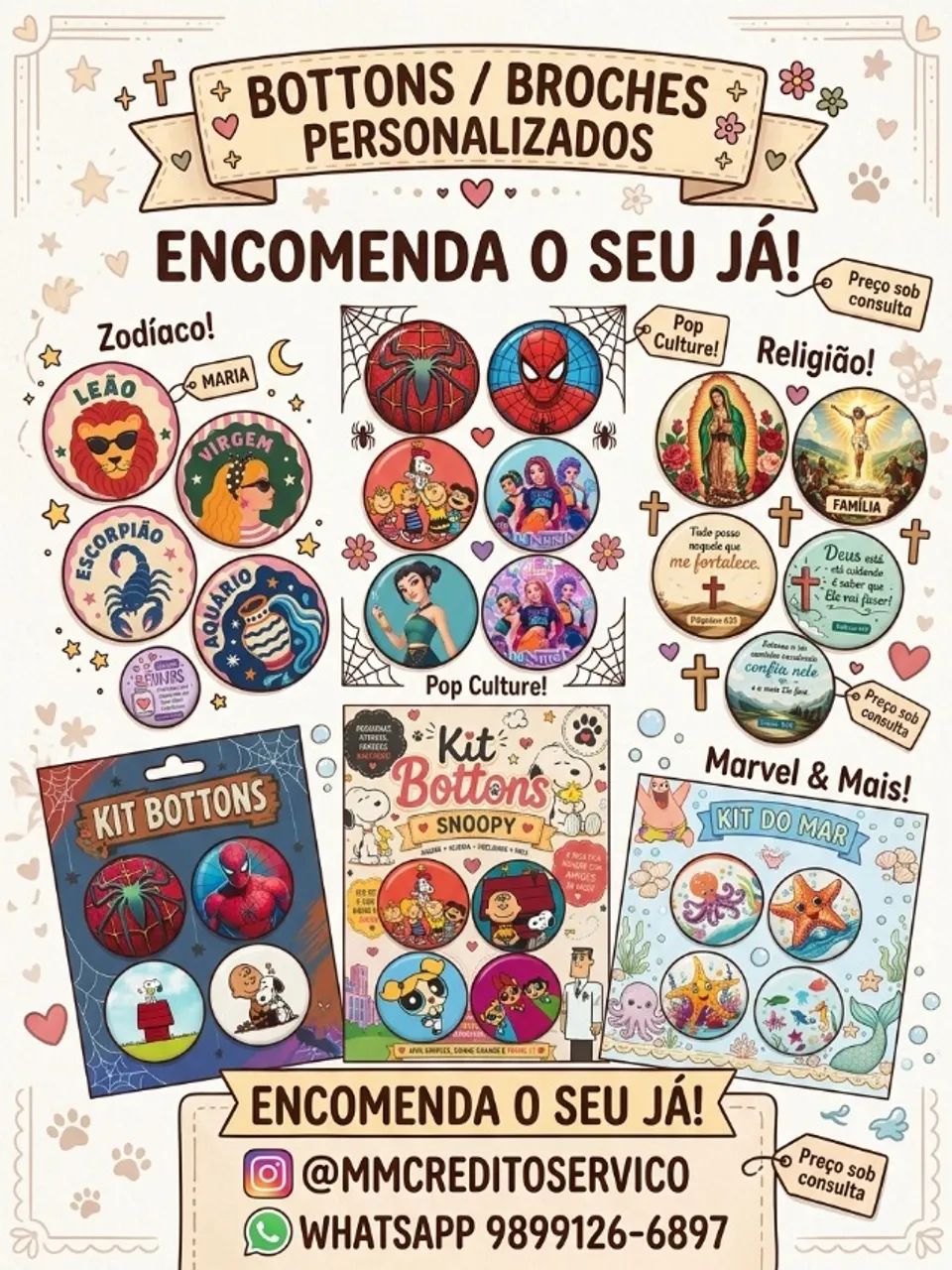 Fotos imãs / Bottons - Foto 4