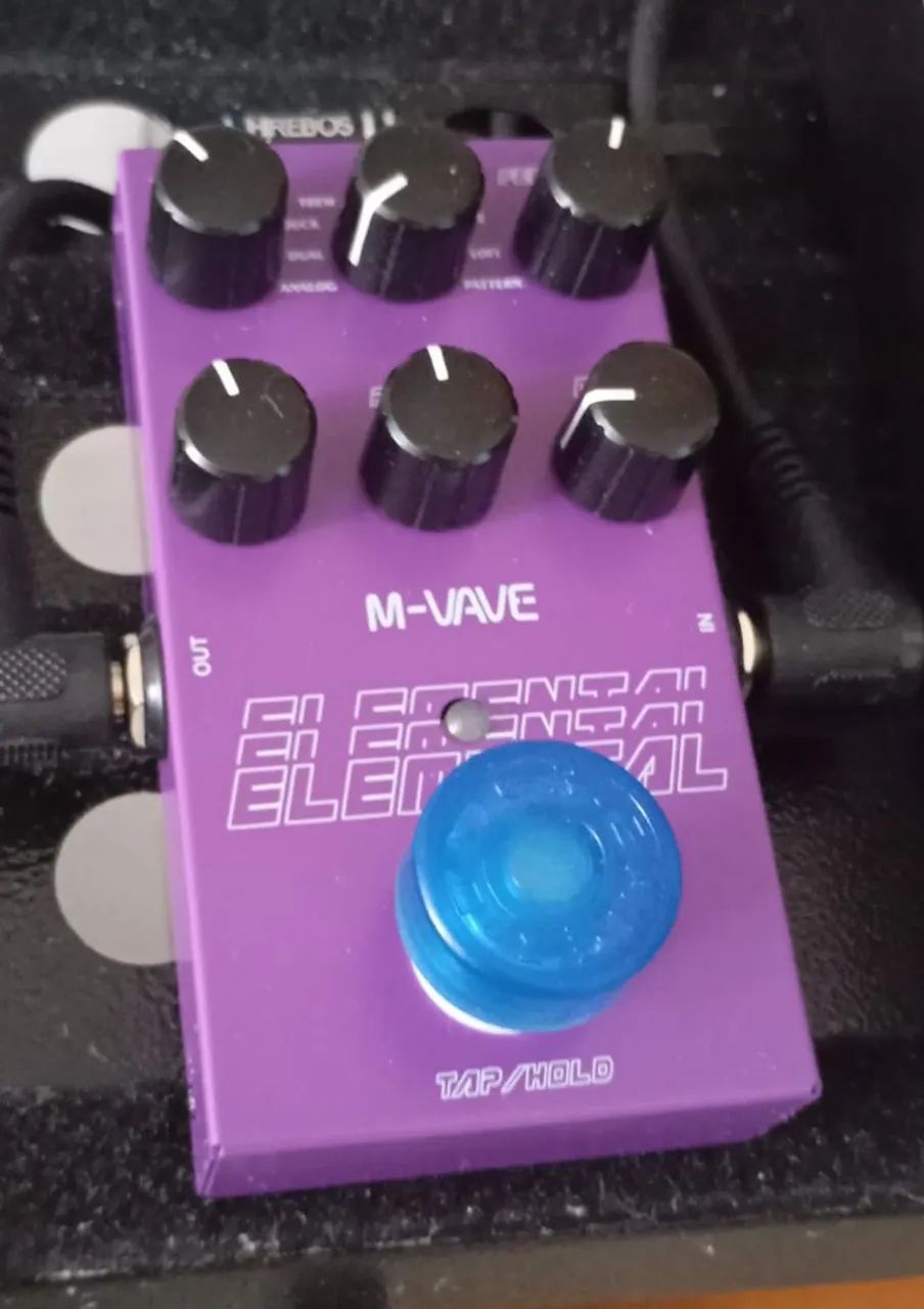 Pedal de guitarra Delay elemental mvave