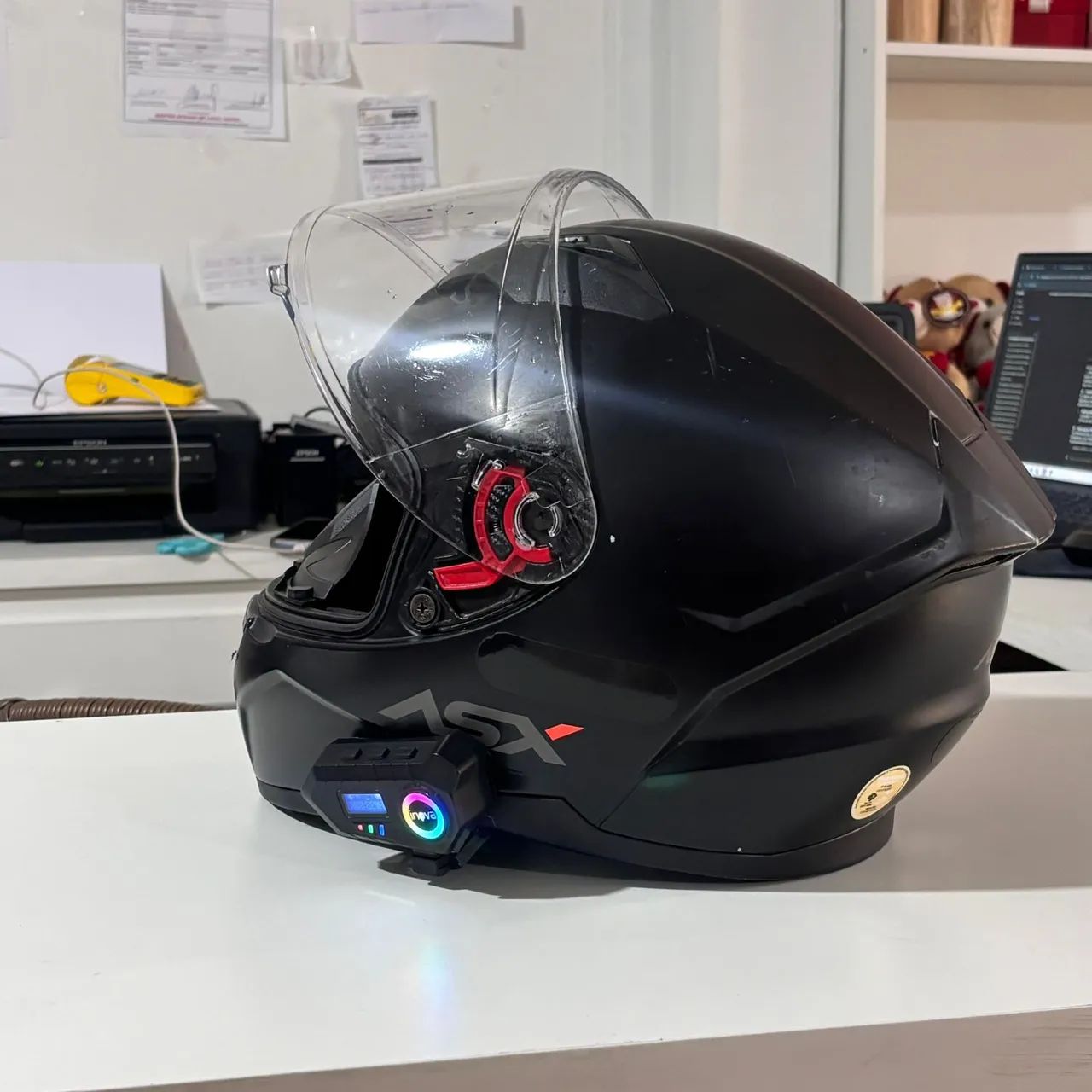 Capacete Asx City Solid Fechado - Foto 2