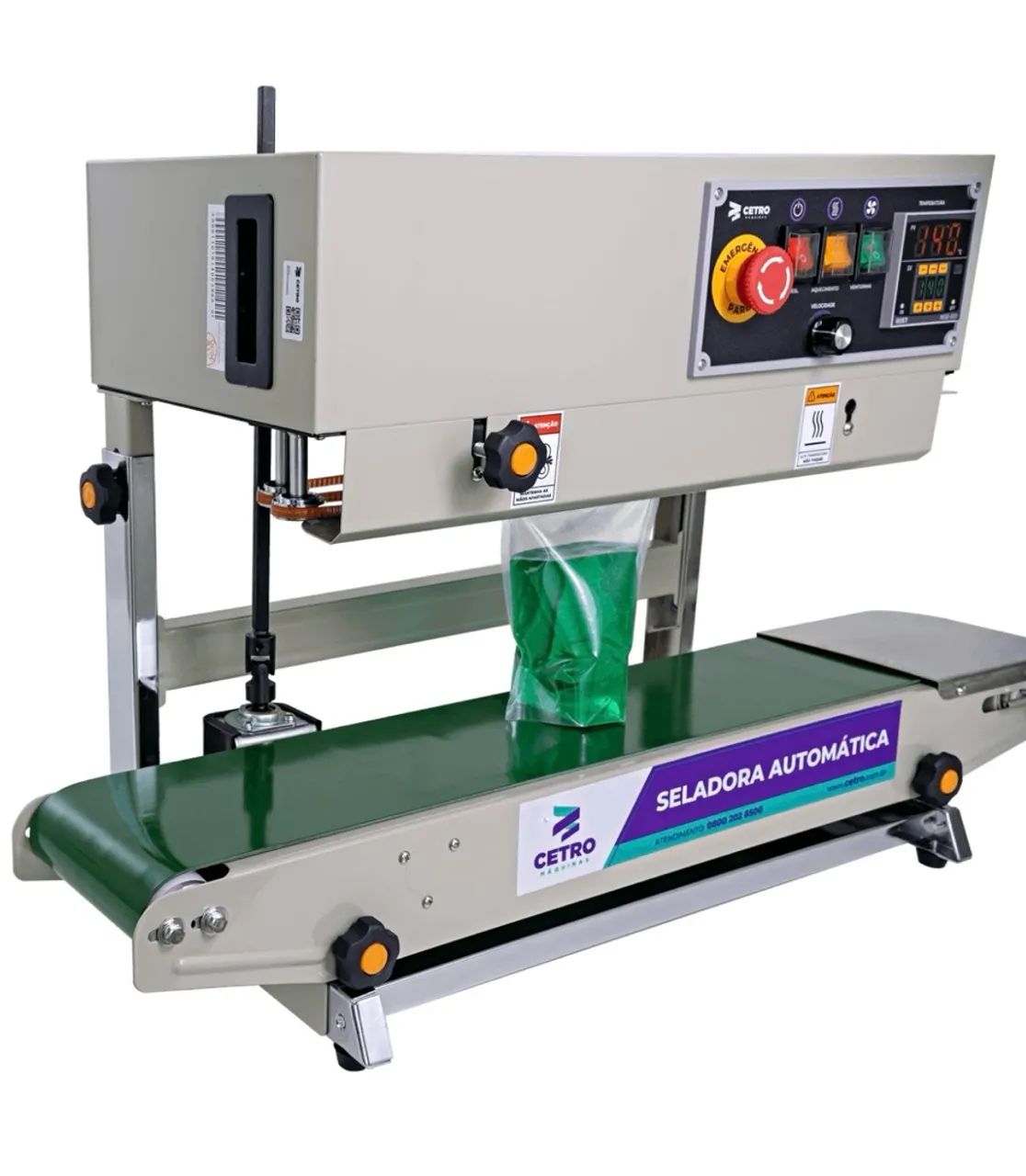 Seladora automática contínua vertical e horizontal (produto está novo) - Foto 5