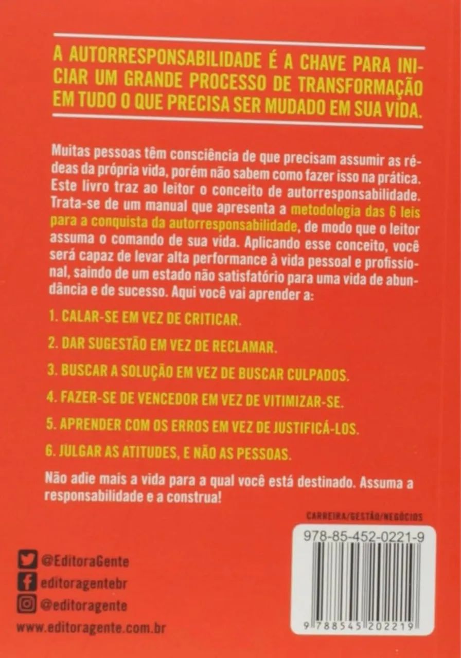 Livro de Bolso: O Poder da Autorresponsabilidade - Foto 4