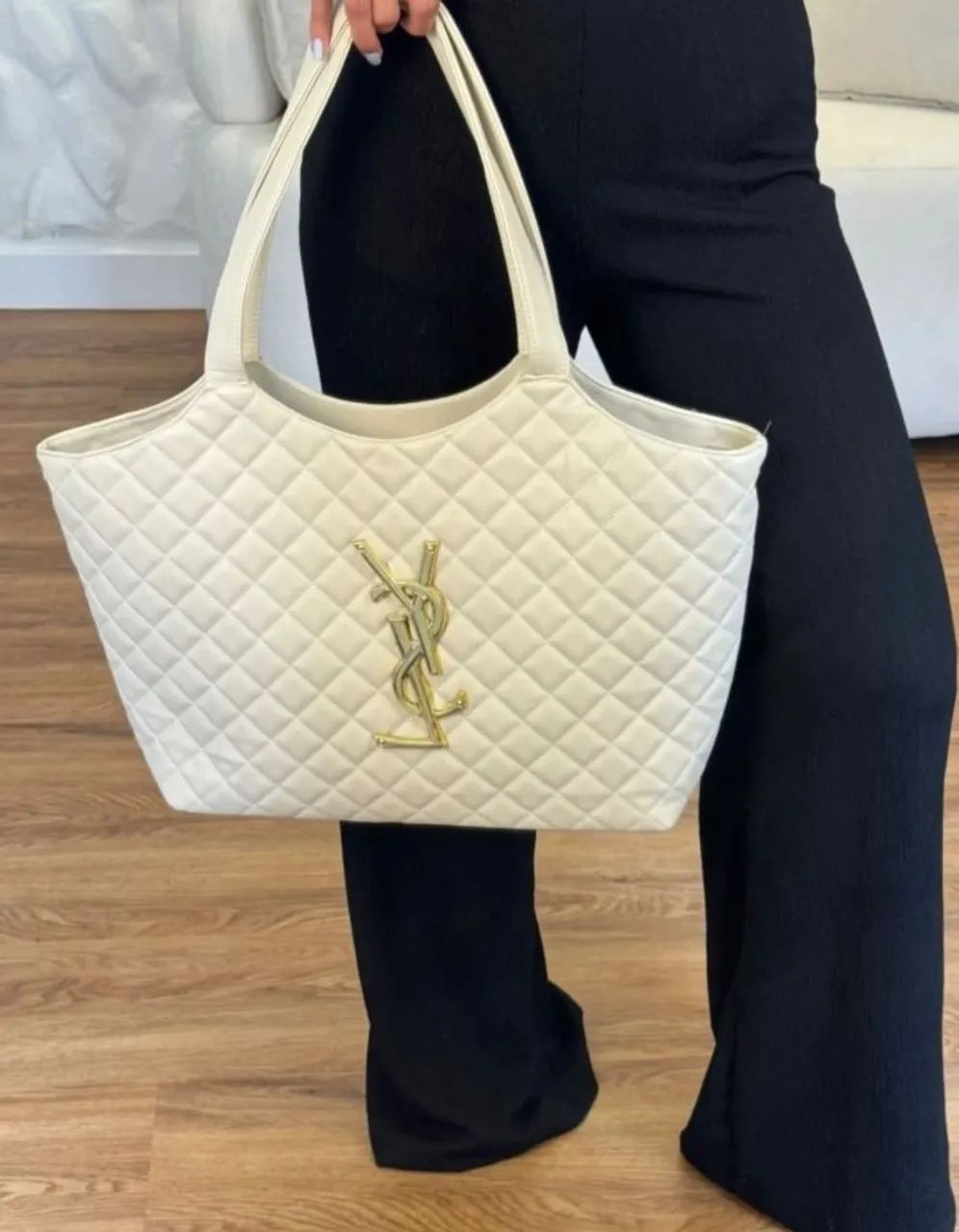 Bolsa Feminina Estilo YSL Grande - Espaçosa, Elegante e Sofisticada - Foto 4