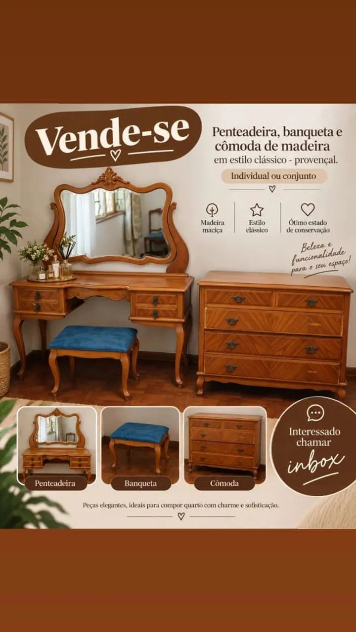 Móveis estilo clássico / provençal 