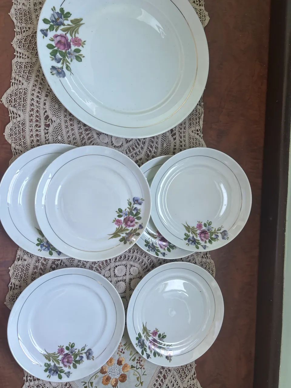 Conjunto para bolo porcelana Schmidt - Foto 2