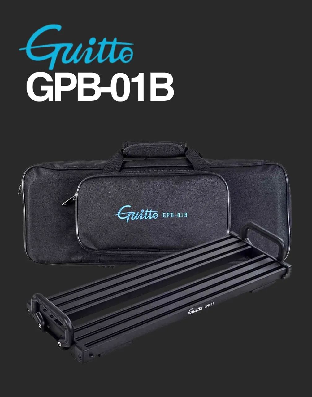 Pedalboard Guitto com Bag e acessórios  - Foto 3