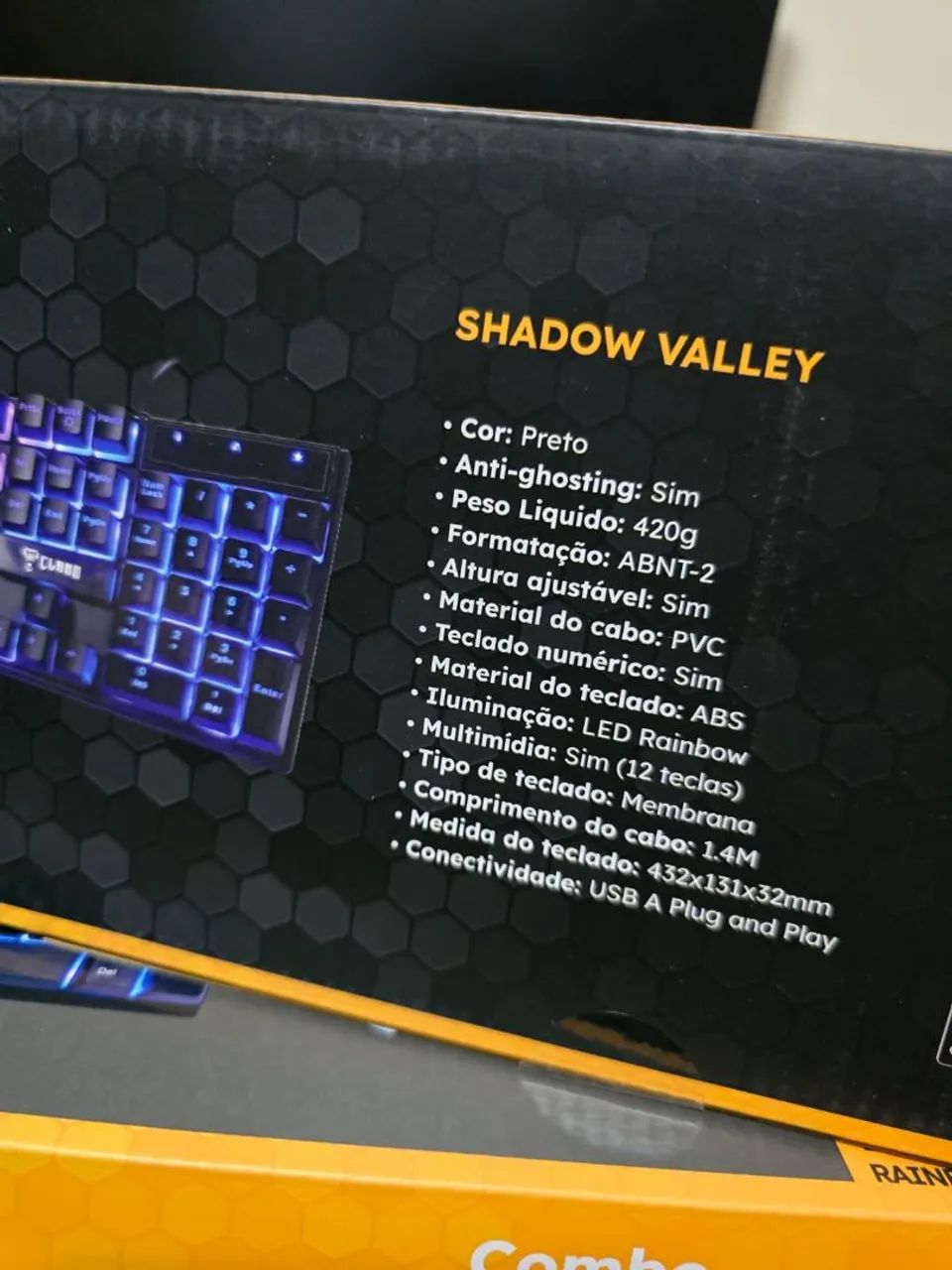 Kit Teclado e Mouse Gamer BlackNox RGB - Foto 3