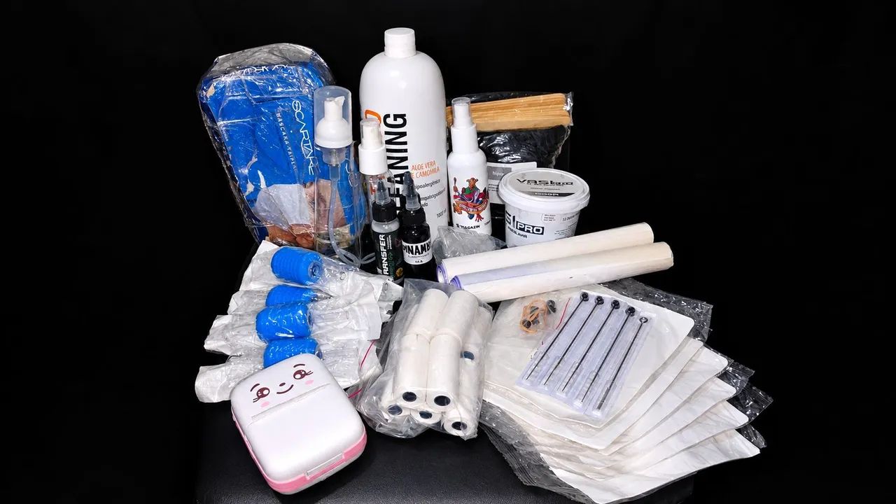 KIT MATERIAL DE TATUAGEM 
