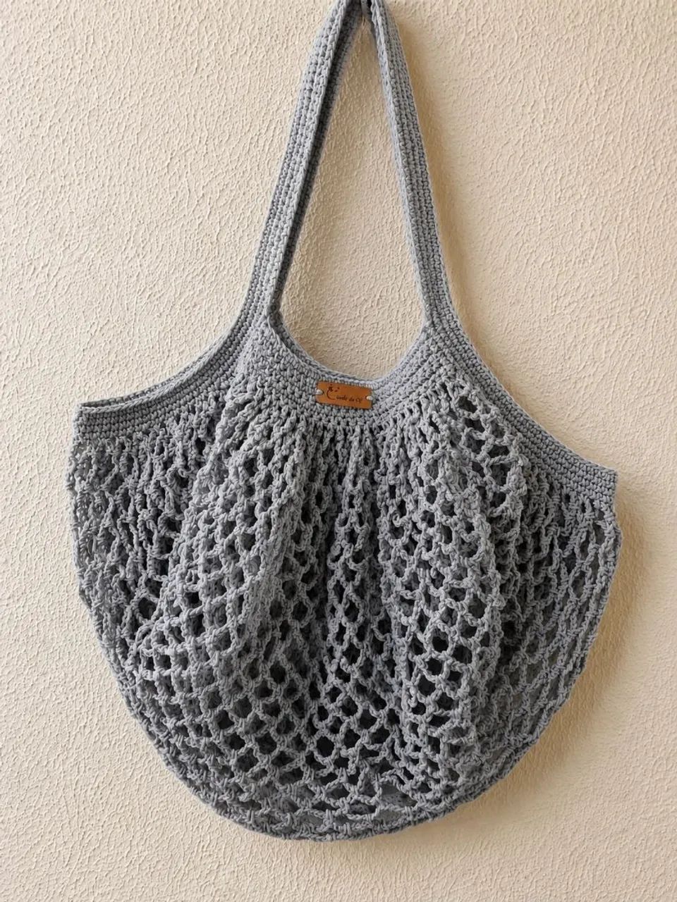 Bolsa rede de crochê  - Foto 3