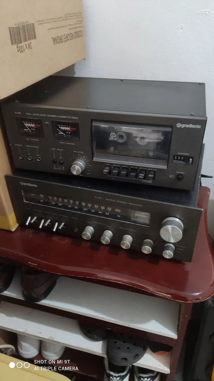 Receiver e tape deck gradiente s95 em ótimo estado  - Foto 3