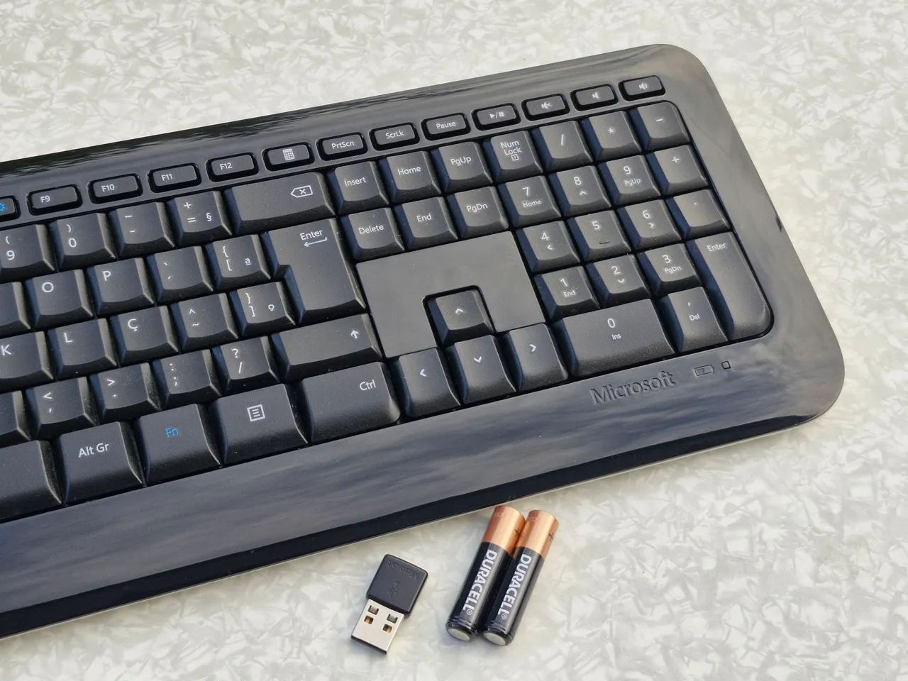 Teclado sem fio Microsoft wireless 850 preto