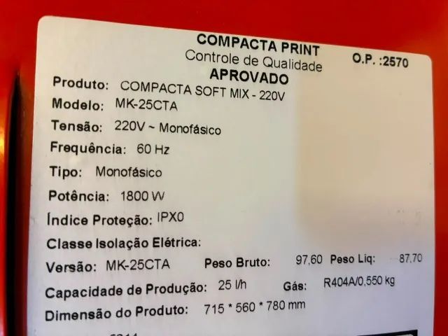 Maquina de sorvete Soft Mix - Foto 4