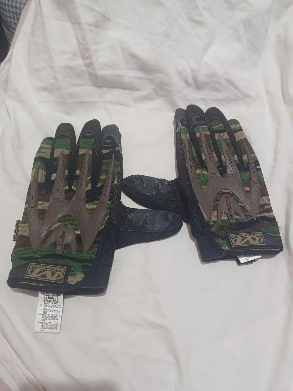 Par de luvas Mechanix Camuflada tamanho G  - Foto 4
