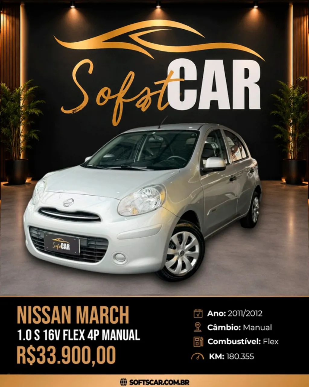 Nissan March 1.0 12V FLEX 5P 2012