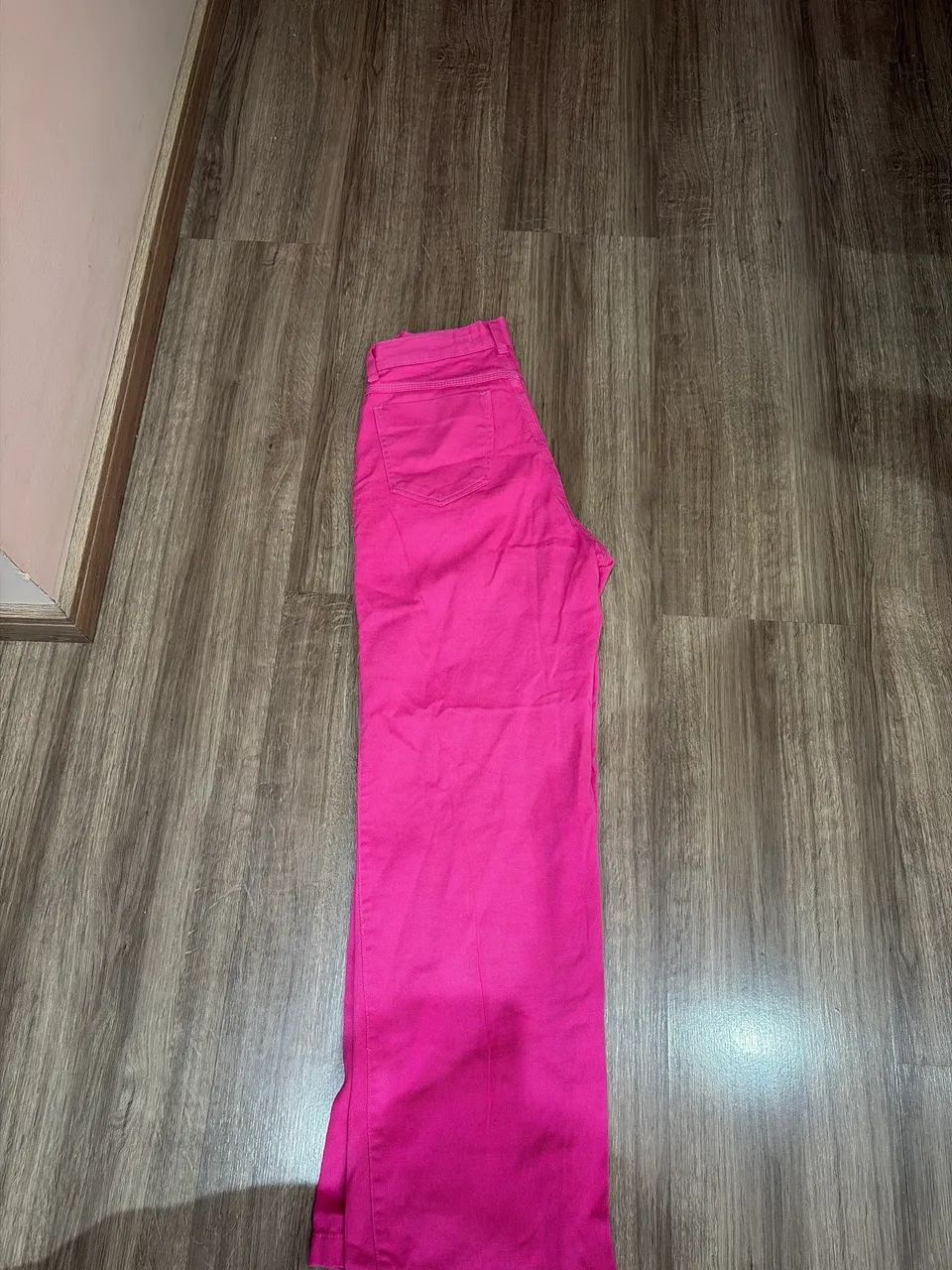 Calça jeans rosa - tamanho 36 - Foto 3