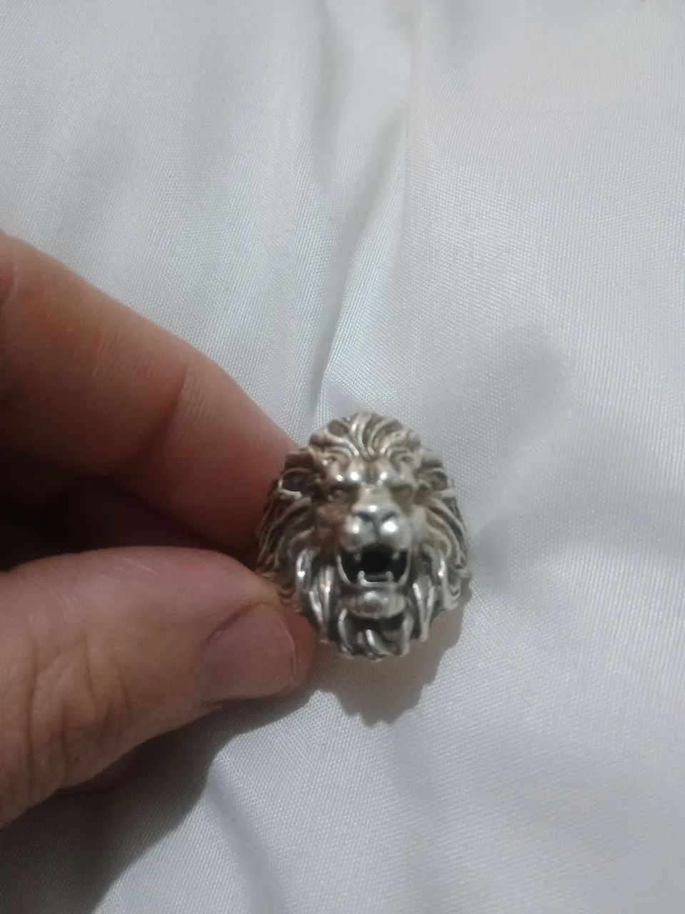 ANEL DE PRATA CARA DE LEÃO  - Foto 2
